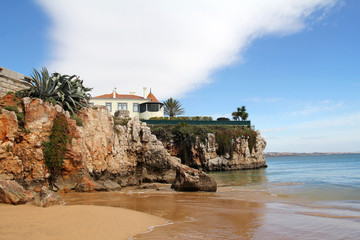 beautiful beach in Cascais, Portugal © chrupka