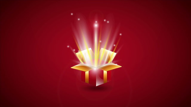 Gift surprise, Video animation, HD 1080