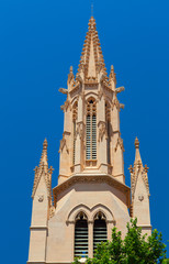 Fototapeta na wymiar Christian church in gothic style. Majorca, Spain.
