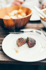 Outdoors summer barbecue