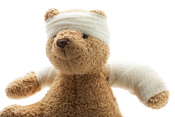 Teddy Bear with Bandage