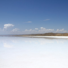 Salt Lake Tuz; photo taken in Anatolia region.