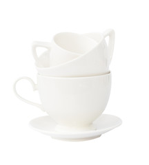Coffee cup isolated on the white background