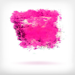 Abstract watercolor brush design elements.