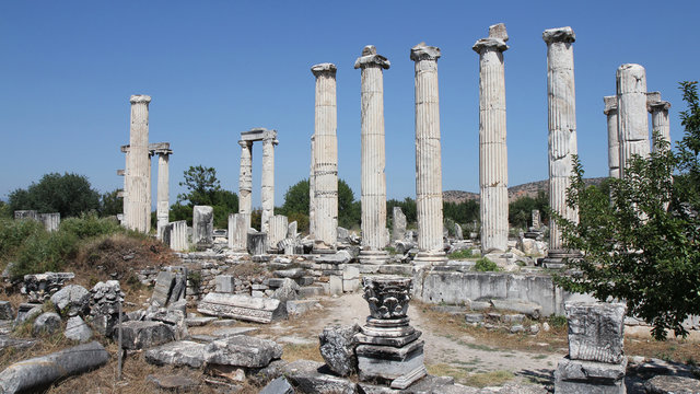 Ancient Romanic ruins in Turkey