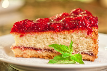 cake with berry's