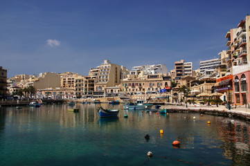 Fototapeta na wymiar Spinola bay - Malte