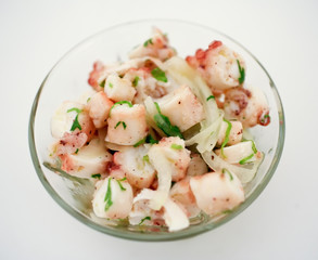 Octopus salad