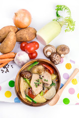 chicken soup with vegetables