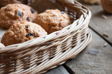Cookies in a basket