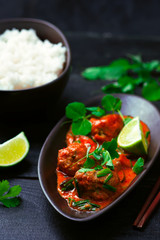 Thai hot   curry with fish