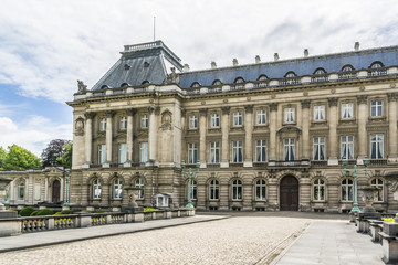 Fototapeta na wymiar Royal Palace of Brussels (Palais Royal de Bruxelles, 1783-1934).