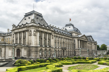 Obraz premium Royal Palace of Brussels (Palais Royal de Bruxelles, 1783-1934).