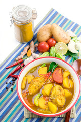 Yellow Curry with Fish