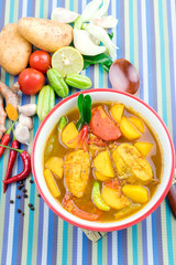Yellow Curry with Fish