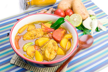 Yellow Curry with Fish