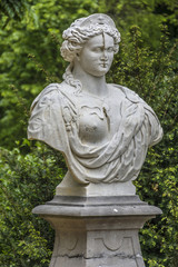 Fototapeta na wymiar Sculpture in Parc de Bruxelles (Warandepark). Belgium.