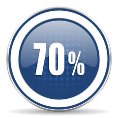 70 percent icon sale sign