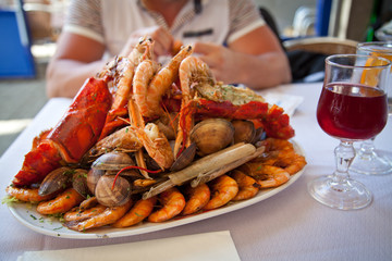 Seafood assortment