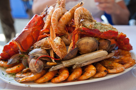 Seafood assortment