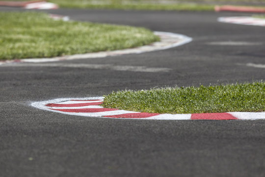 Kurvenkombination bei einer Motorsportstrecke