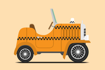 Naklejka premium Vintage Taxi.