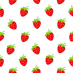 strawberry seamless white