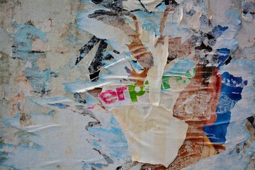 Torn posters
