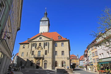 Fototapeta na wymiar Bad Langensalza: Rathaus (1751, Thüringen)