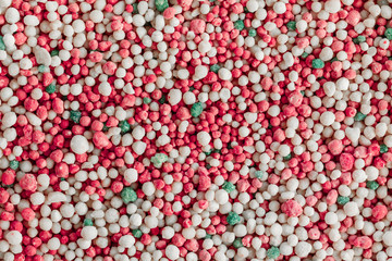 Close up Colorful of fertilizer