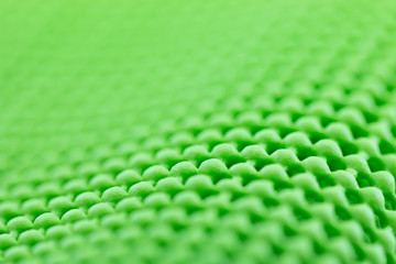 Close up detail of green textured non skid mat