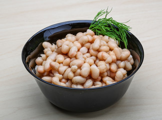 White canned beans