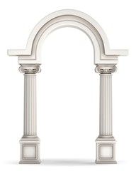 Classic Greek Column Arc