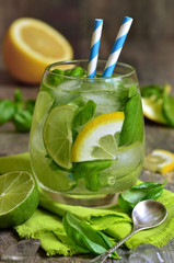 Basil lemonade.