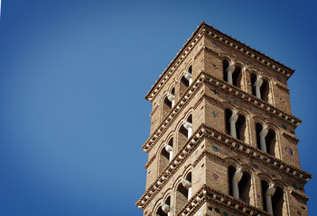 A church in Rome and the tower