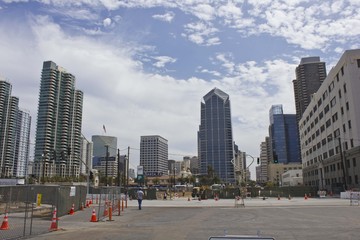 San Diego downtown skyscraper buildings 