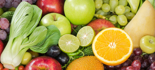 Fresh fruits and vegetables organics