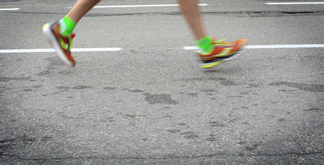 The marathon... speed