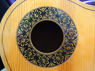 Wooden Guitar Decoration