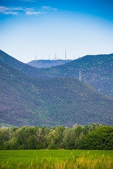 Campi prati colline, Paesaggio di campagna Toscana, agricoltura
