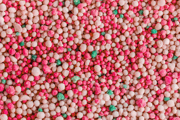 Close up Colorful of fertilizer