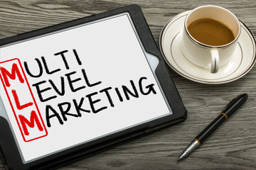 MLM concept:multi level marketing