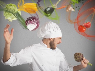 Chef sings