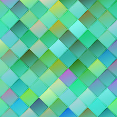 Fototapeta na wymiar Colorful geometric background with rhombus on blurred gradient
