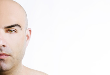 Fototapeta premium Mezzo volto maschile 
