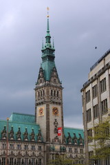 Fototapeta na wymiar Amburgo - Rathaus