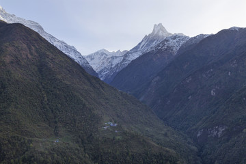 Fish Tail or Mt.Machhapuchhare in Nepal