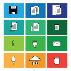 Computer command icons window