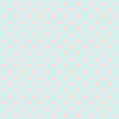 Spring cute flower pattern background