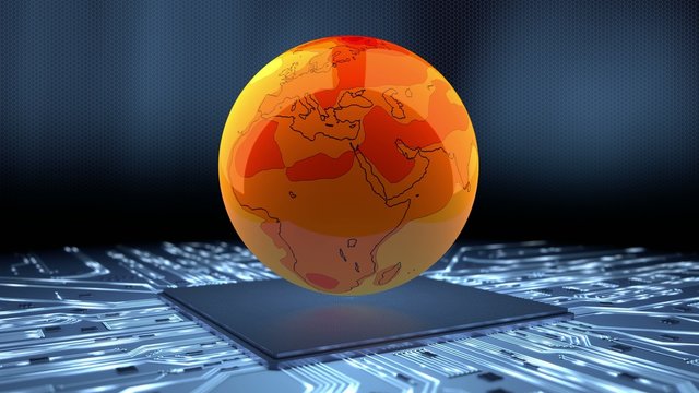 Climate simulation.
Conceptual animation. Seamless loop.